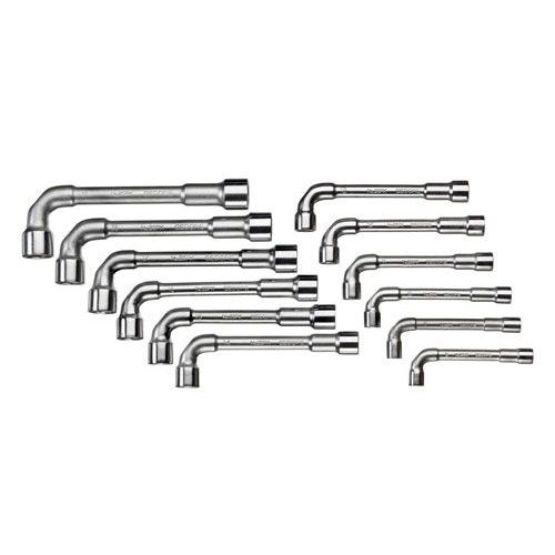 Gedore Jeu de 12 clés à pipe débouchée 6 pans, 8-19 mm - 25 PK-012