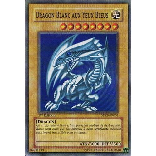 Ddk-F001 - Dragon Blanc Aux Yeux Bleus - Yu Gi Oh! - Français - Ultra Rare - Ur