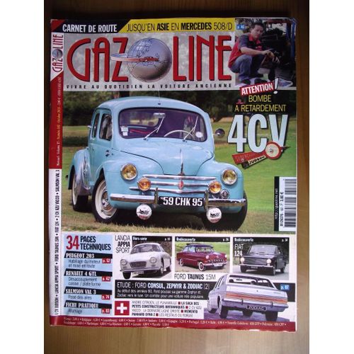 Gazoline 182 - Ford Consul, Zephyr Et Zodiac (2e Partie 1962/1971)