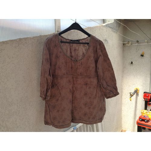 T-Shirt 3 Suisses Marron 40