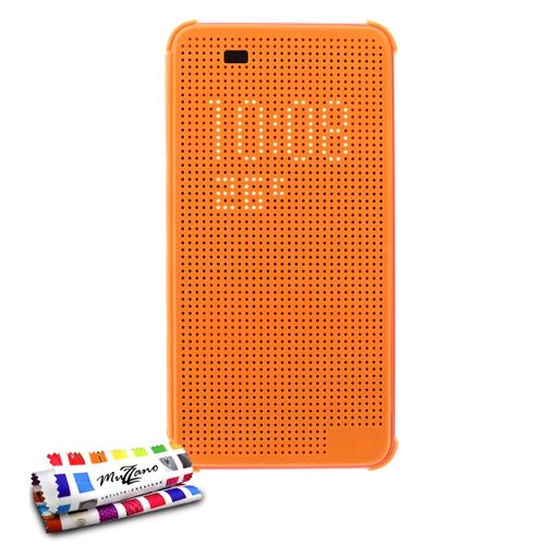 Etui À Rabat "Dot Touch" Orange Pour Htc Desire 820
