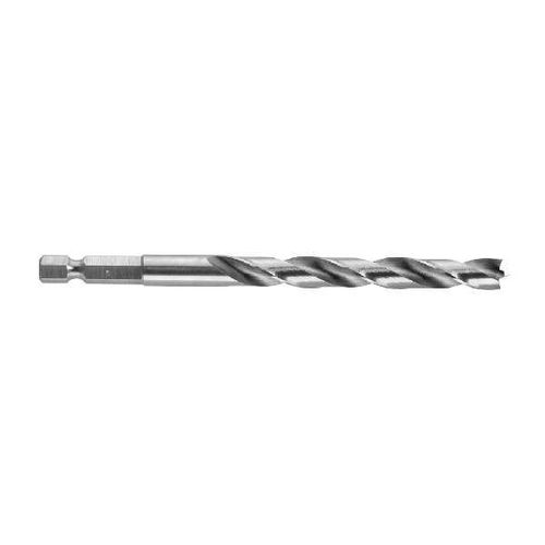 Mèche hélicoïdale à bois rectifiée HSS à queue 6 pans 1/4 Ø 6mm Longueur 106mm BOSCH 2608595522