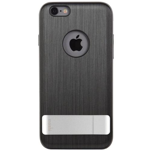 Coque Moshi Iglaze Kameleon Iphone 6 Aluminium Noir Avec Pied Rétractable