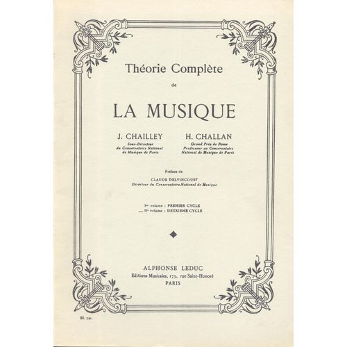 Théorie Complète De La Musique