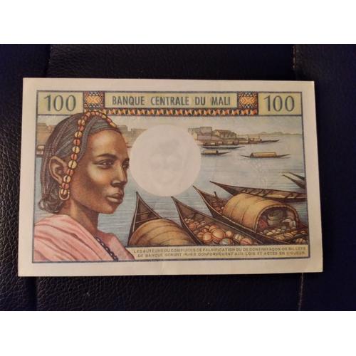 Billet 100 Francs Mali Neuf Jamais Circulé