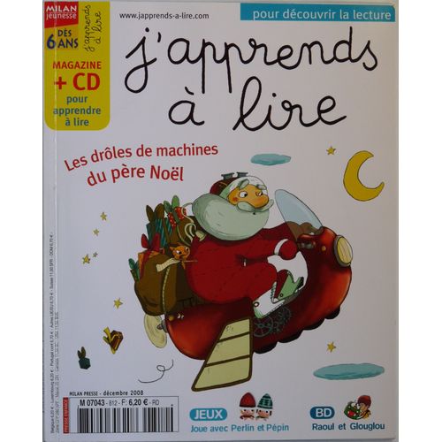 J'apprends A Lire N° 112 : Les Droles De Machine Du Pere Noel. Rare.