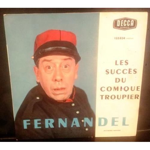 Les Succes Du Comique Troupier-(25cm Black Vinyl)(8 Titres)(Original)(Decca)(France).