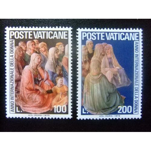 Vatican (Cité Du) - Vaticano Año 1975 - Année Internationale De La Femme - Yvert & Tellier Nº 609 / 610 **Mnh