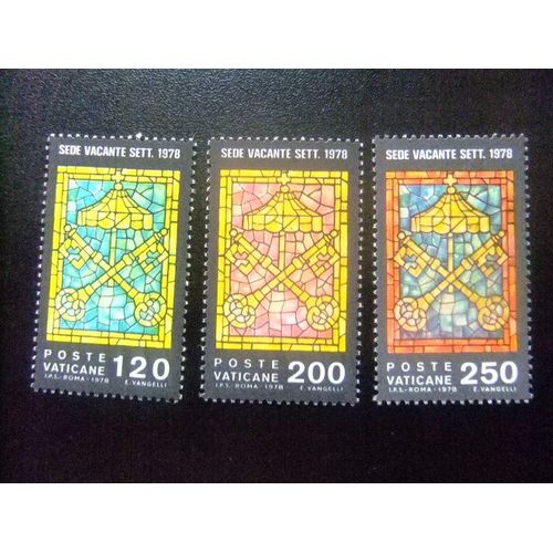 Vatican 1978 - Yvert 659 - 661 ** Mnh Siege Vacant