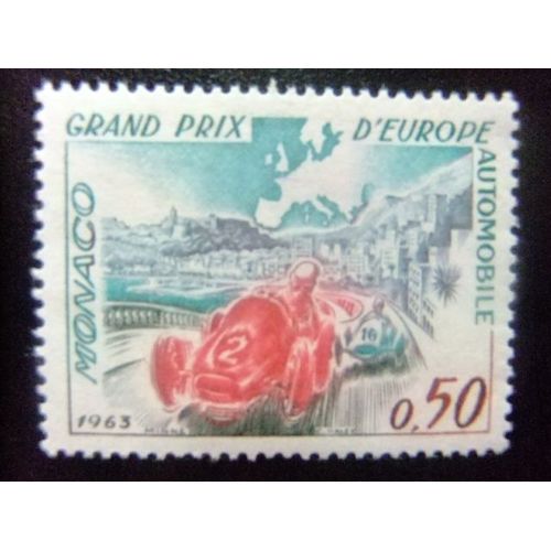 Monaco 1963 Grand Prix Automobile D`Europe Yvert &tellier Nº 609 ** Mnh