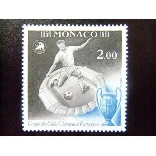 Monaco 1981 Final De La Copa De Futbol Yvert &tellier Nº 1275 ** Mnh