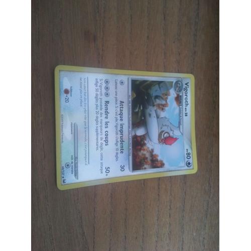 Carte Pokémon 64/127 Vigoroth 80 Pv - Reverse Platine Neuf Fr