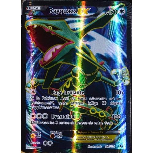 Carte Pokémon 104/108 Rayquaza-Ex 170 Pv Ultra Rare Xy 6 Ciel Rugissant Neuf Fr