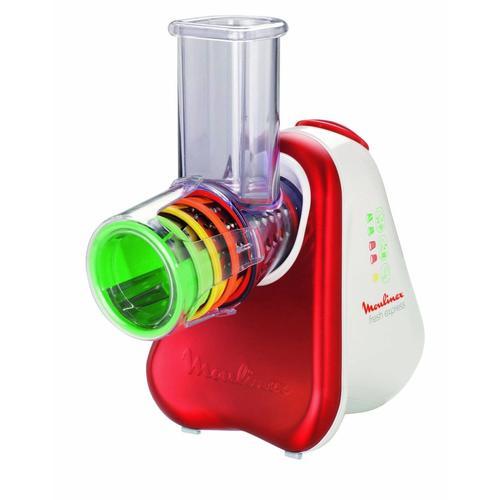 Moulinex Fresh Express DJ753500 - Râpe électrique - 200 Watt - blanc/rouge