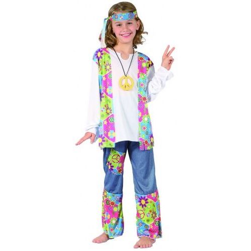 Déguisement Hippie Fille, Taille 10 Ã  12 Ans