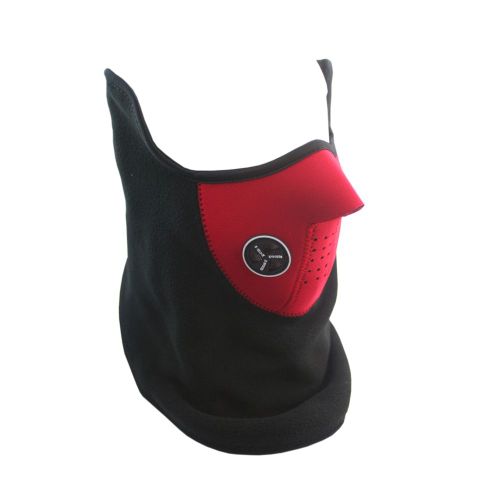 Demi Masque Cagoule Néoprène Polaire Moto Paintball Airsoft Motocross Vélo Ski