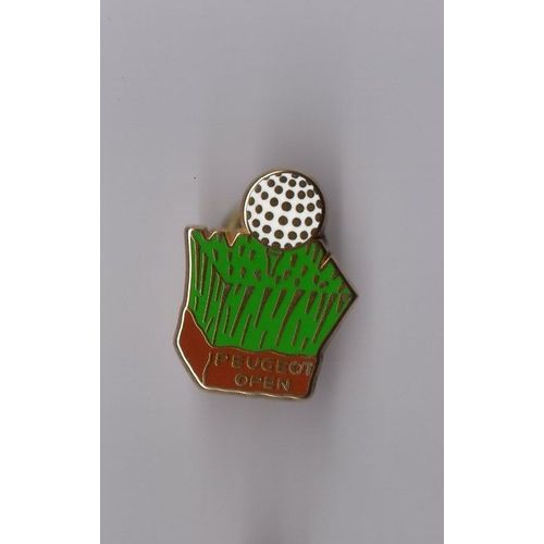 Pin's Peugeot - Open De Golf (Logo 1990) Zamac Signé Arthus Bertrand