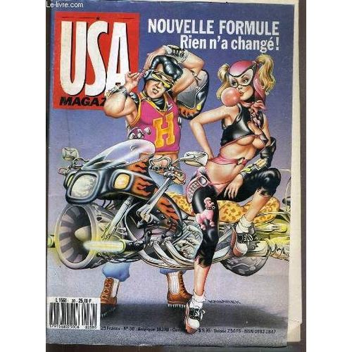 Usa Magazine - N°30 - Octobre 1987 - Rock Parade - Burton Et Cyb: Moi, Robot, Toi, Escrot ! - Premieres Impressions, Spiderman, Reglement De Comptes, Mechanics: Epilogue, Movies, Pipi De ...