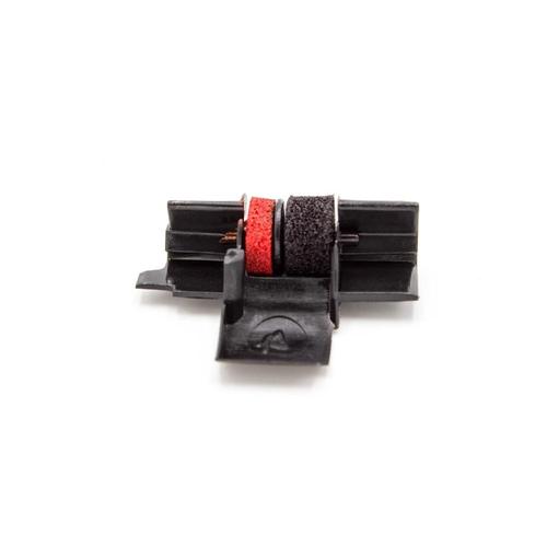 vhbw 1x Rouleau d'encre noir-rouge compatible avec Canon P 12, 120 D, 15, 160 DH calculatrice de poche, caisse enregistreuse
