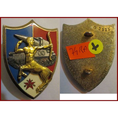 Insigne 74° Régiment D'artillerie