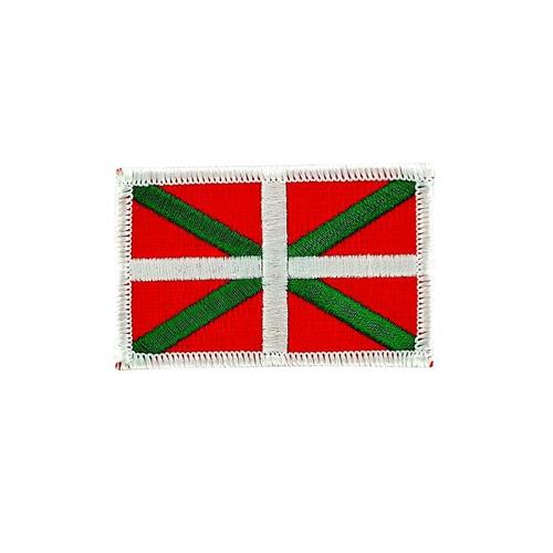 Patch Ecusson Brodé Drapeau Backpack Pays Basque Euskadi Herria Thermocollant