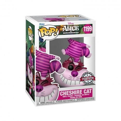 Figurine Disney - Cheshire Cat Standing On Head Exclu Pop 10cm