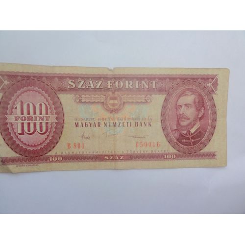 Billet 100 Forint Hongrie