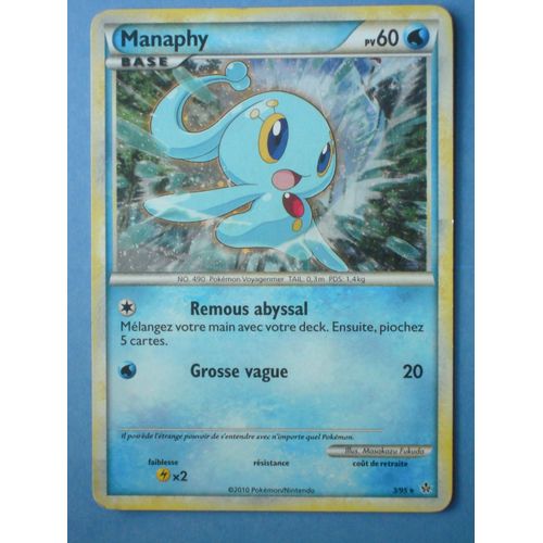 Manaphy Base - Heartgold Soulsilver Déchainement - 60 Pv 3/95