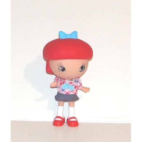 Poupée Style Lalaloopsy Cheveux En Plastique Rouge