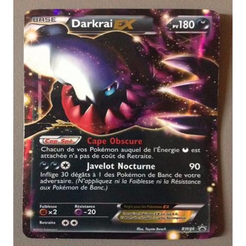 Carte Pokemon Darkrai Ex - 180 Pv