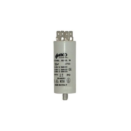 284979. CONDENSATEUR 10 µF 400/450 V ECROU CENTR BAUKNECHT