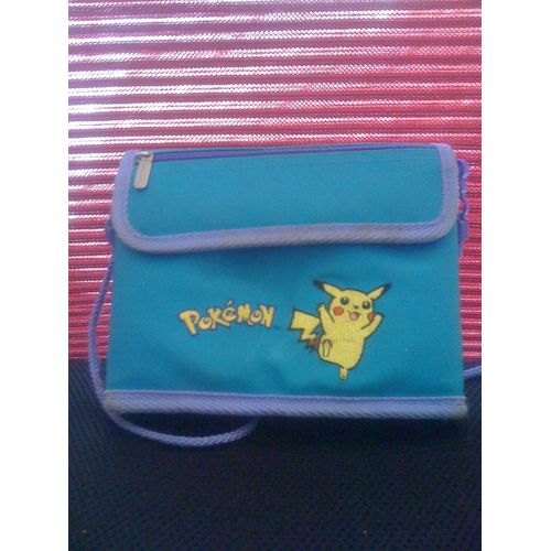 Pokemon Pikachu Housse Ou Sacoche Pour Ds Dsi Ou Toute Autre Console Nintendo 18cm X 14cm