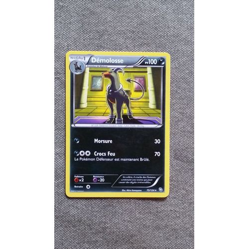 Carte Pokémon Demolosse 75/124 Noir & Et Blanc Dragons Exaltés Rare Fr Neuve