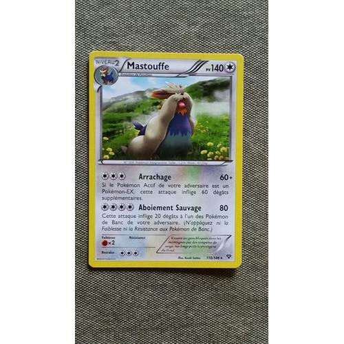 Carte Pokémon 110/146 Mastouffe 140 Pv Xy Neuf Fr