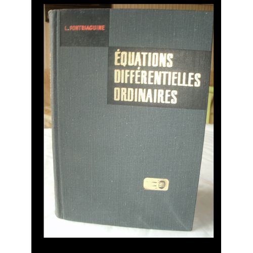Equations Différentielles Ordinaires