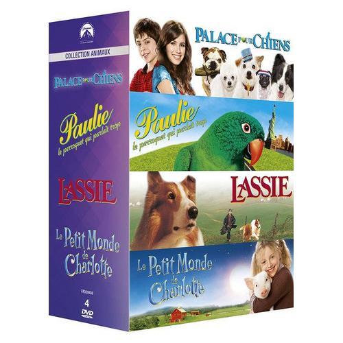Paramount Collection Animaux : Palace Pour Chiens + Paulie Le Perroquet Qui Parlait Trop + Lassie + Le Petit Monde De Charlotte - Pack
