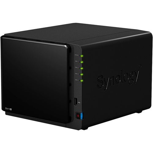 Synology Disk Station DS415+ - Serveur NAS - 4 Baies - SATA 6Gb/s - RAID 0, 1, 5, 6, 10, JBOD - RAM 2 Go - Gigabit Ethernet - iSCSI support - Conformité TAA