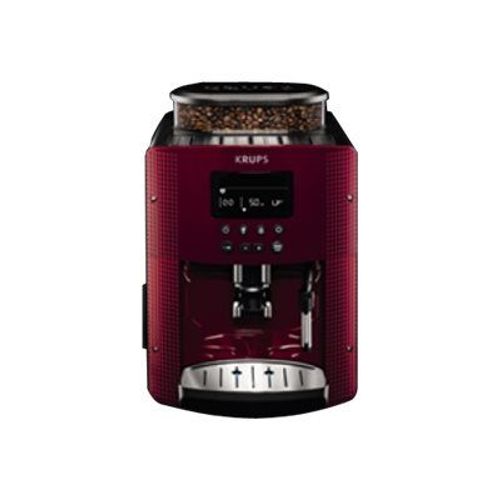 Krups EA815570 - Machine à café automatique avec buse vapeur Cappuccino - 15 bar - gamay red