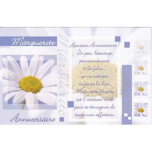 Heureux Anniversaire En Effeuillant La Marguerite Avec Son Enveloppe