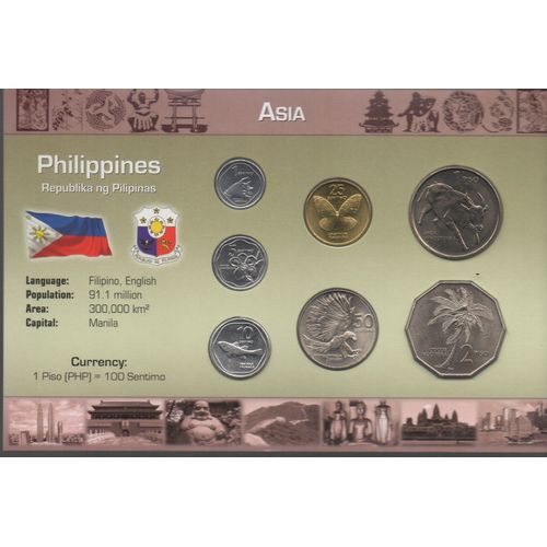 Philippines, Set De Monnaies, 7 Valeurs.
