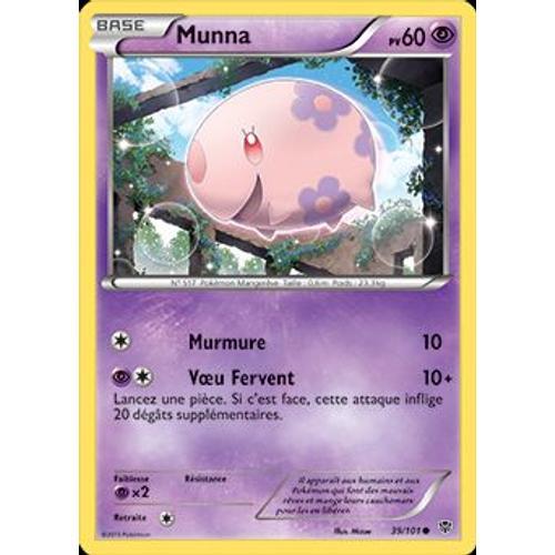 Munna 39 Pokémon Explosion Plasma X5