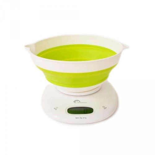 Balance De Cuisine Électronique 5kg - 1g Vert Anis 8064 Bol Up