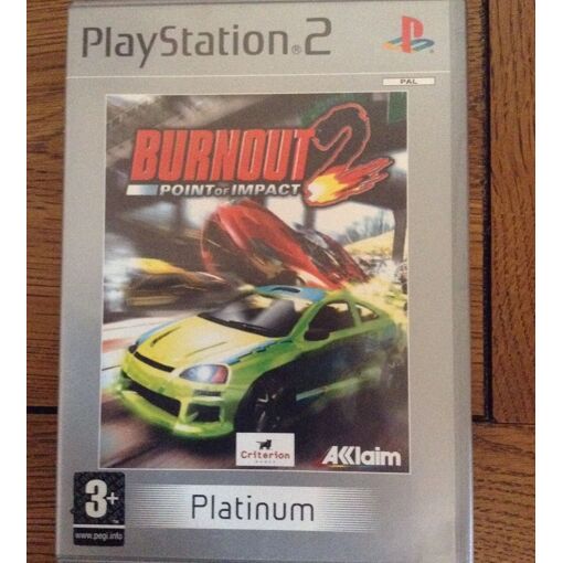Burnout 2 PS2, Jeu De Course Acclaim, Bon état, Compatible PlayStation 2, Instructions Incluses