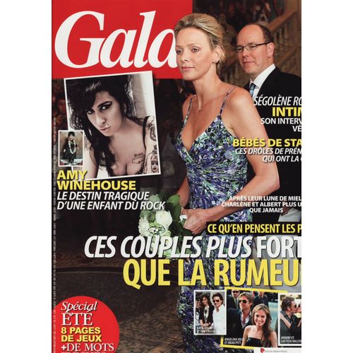 Gala / 27-07-2011 N°946 : Amy Winehouse (4p) - Jennifer Lopez (2p) - Tommy Hilfiger (4p)