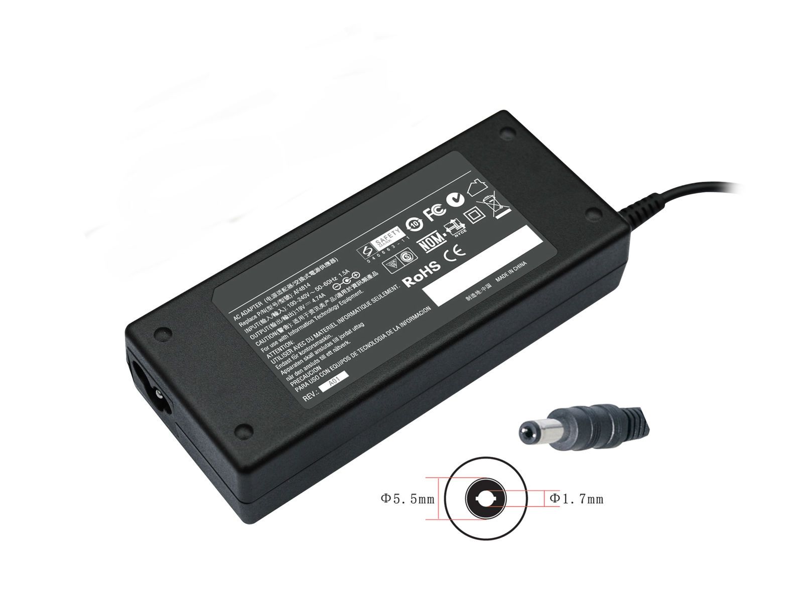 ACER Aspire 5500 adaptateur Notebook chargeur - Superb Choice® 90W alimentation pour ordinateur portable