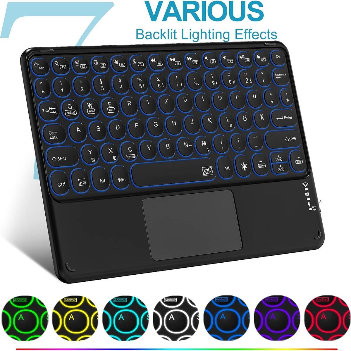 Clavier Bluetooth sans fil avec pav� tactile multi-touch int... - 2