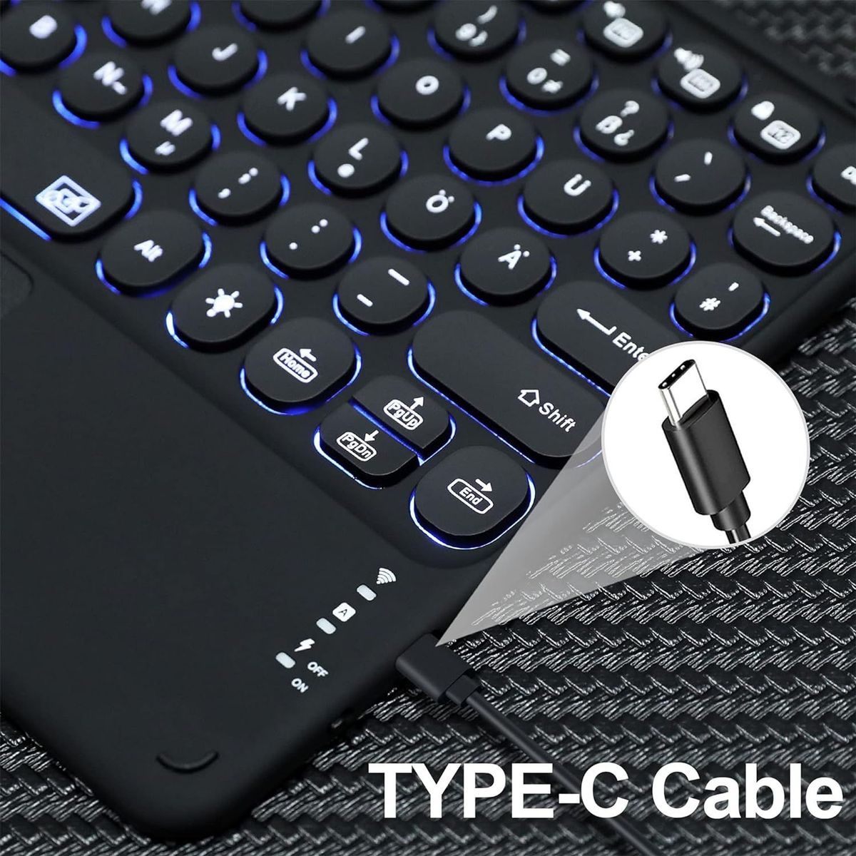 Clavier Bluetooth sans fil avec pav� tactile multi-touch int... - 5