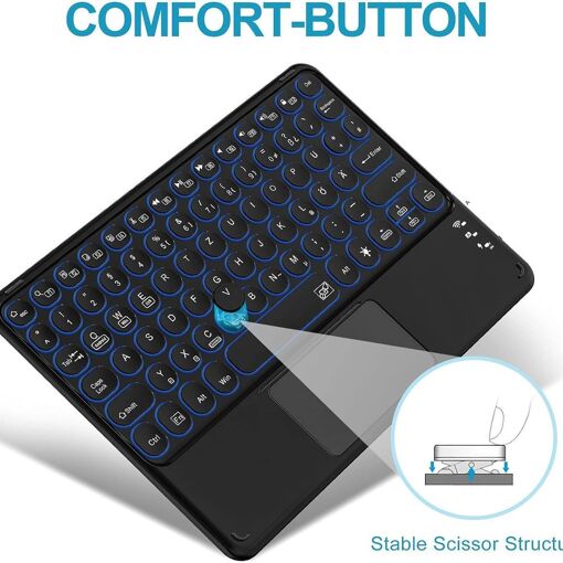 Clavier Bluetooth sans fil avec pav� tactile multi-touch int... - 6
