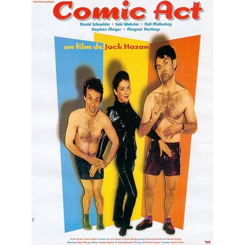 Comic Act  - Véritable Affiche De Cinéma Pliée - Format 40x60 Cm - De Jack Hazan Avec Stephen Moyer, Neil Mullarkey, Suki Webster, Jill Tafrate, Magnus Hastings, David Schneider - 1998