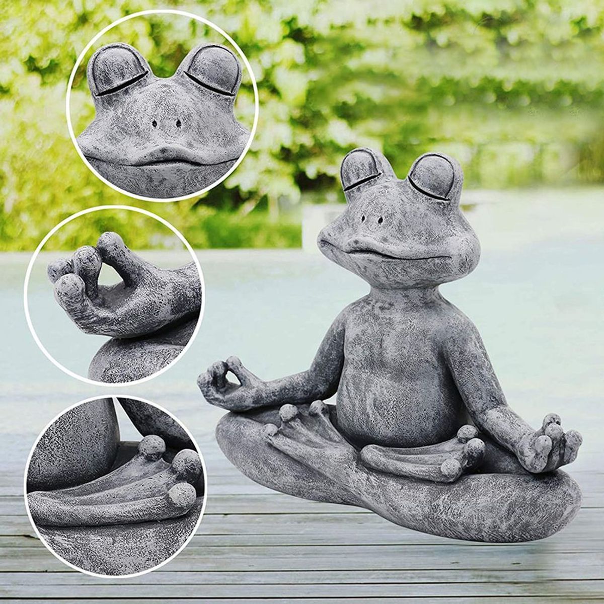 Statue De Mditation Zen Yoga Dcoration Personnage Rsine M... - 5